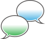 two speech bubbles emoji