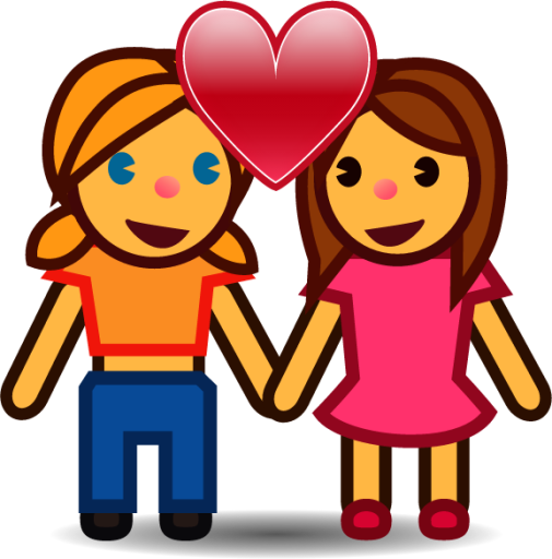 two women in love emoji