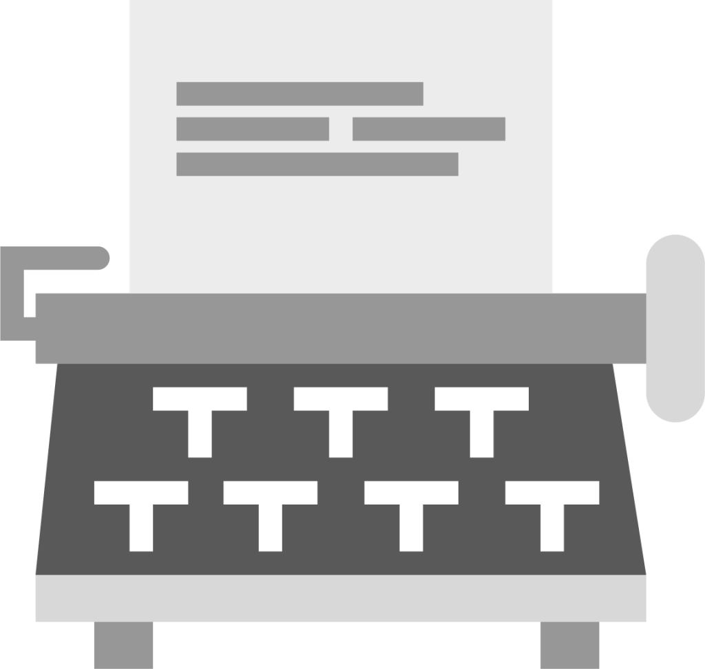 typing machine icon