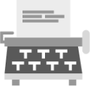 typing machine icon