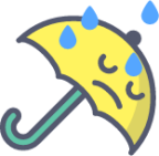 umbrella rain icon