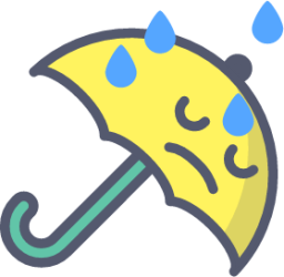 umbrella rain icon