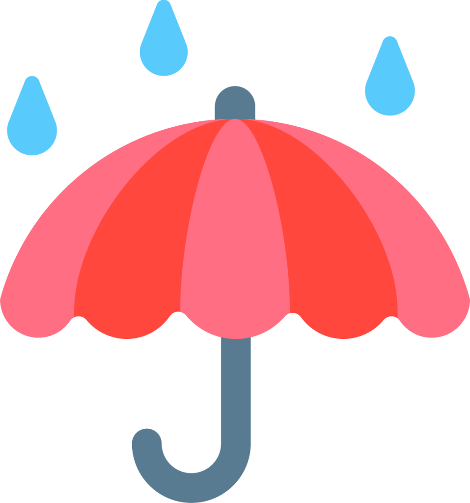 emoji-trend-chart-for-umbrella-with-rain-drops-emojiall