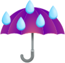 Umbrella with rain drops emoji emoji