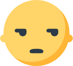 unamused face emoji