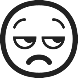 unamused face emoji
