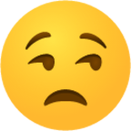 Unamused face emoji emoji
