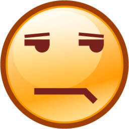 unamused (smiley) emoji