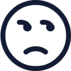 unhappy icon
