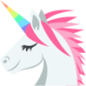 unicorn face emoji