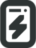 uninterruptible power supply symbolic icon