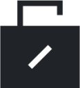 unlock (sharp filled) icon