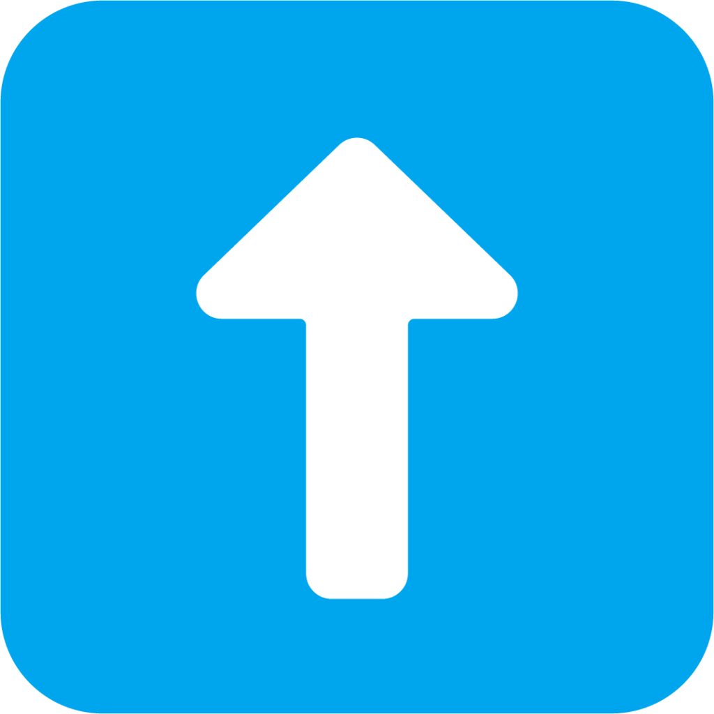 up arrow emoji