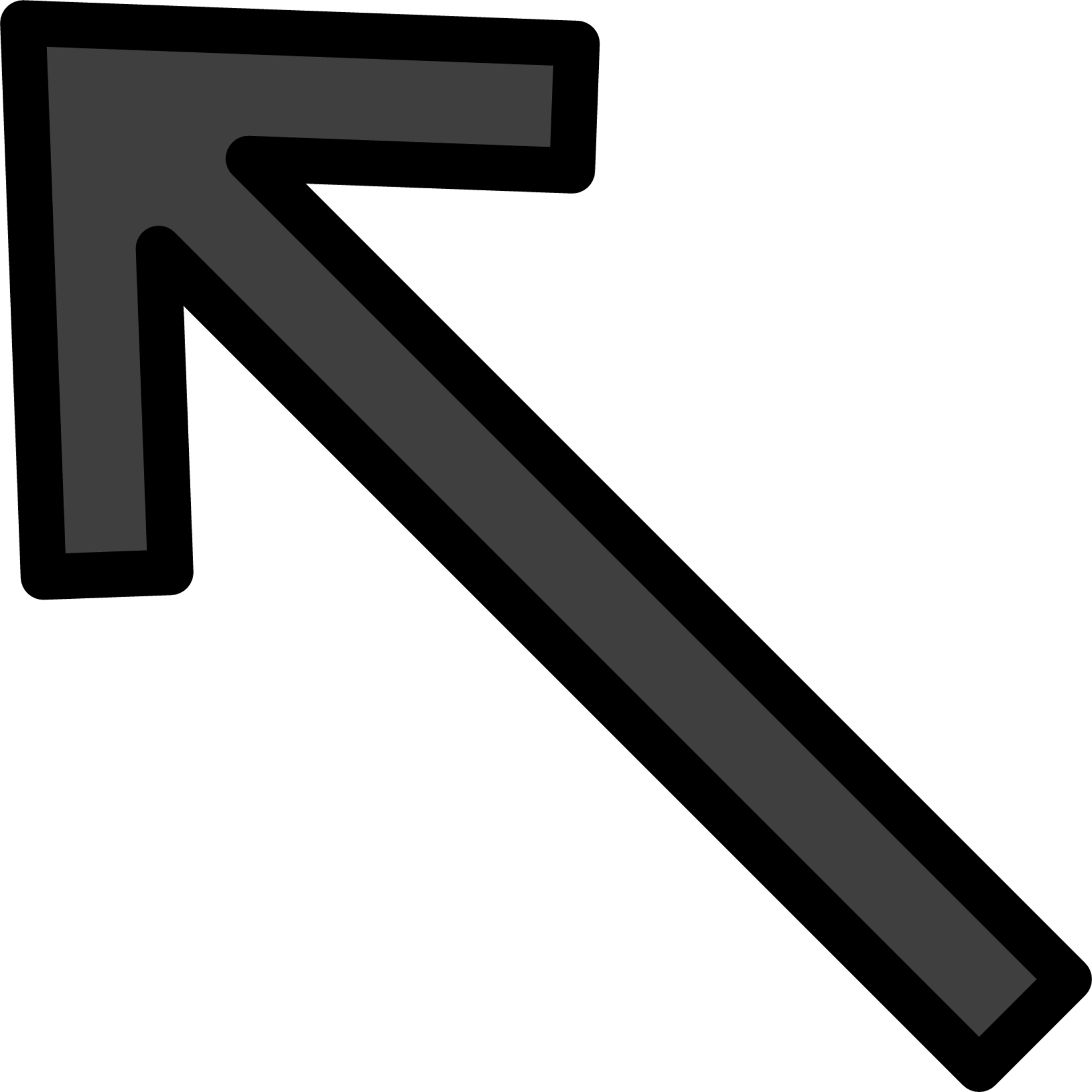 up-left arrow emoji