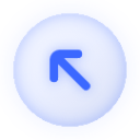 up left circle icon