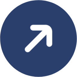 up right circle icon