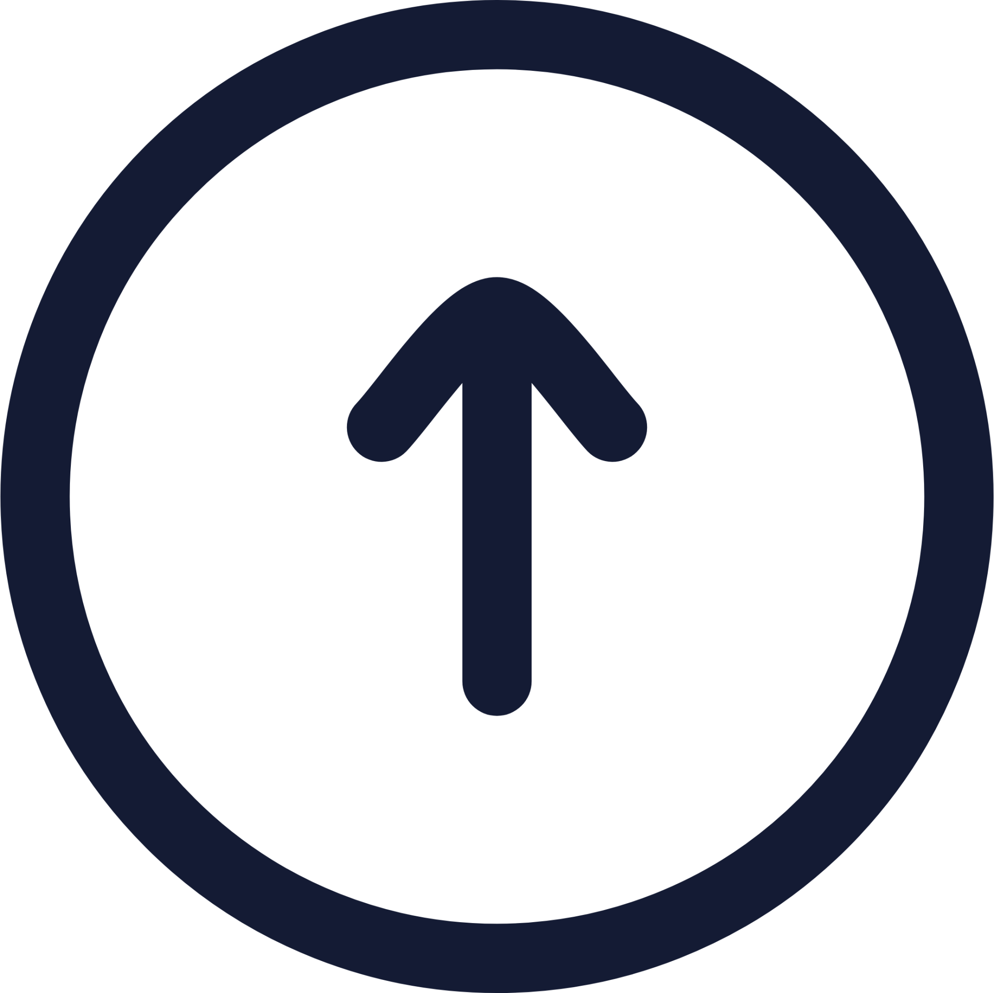 upload circle icon