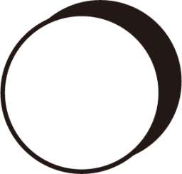 upper right shadowed white circle emoji