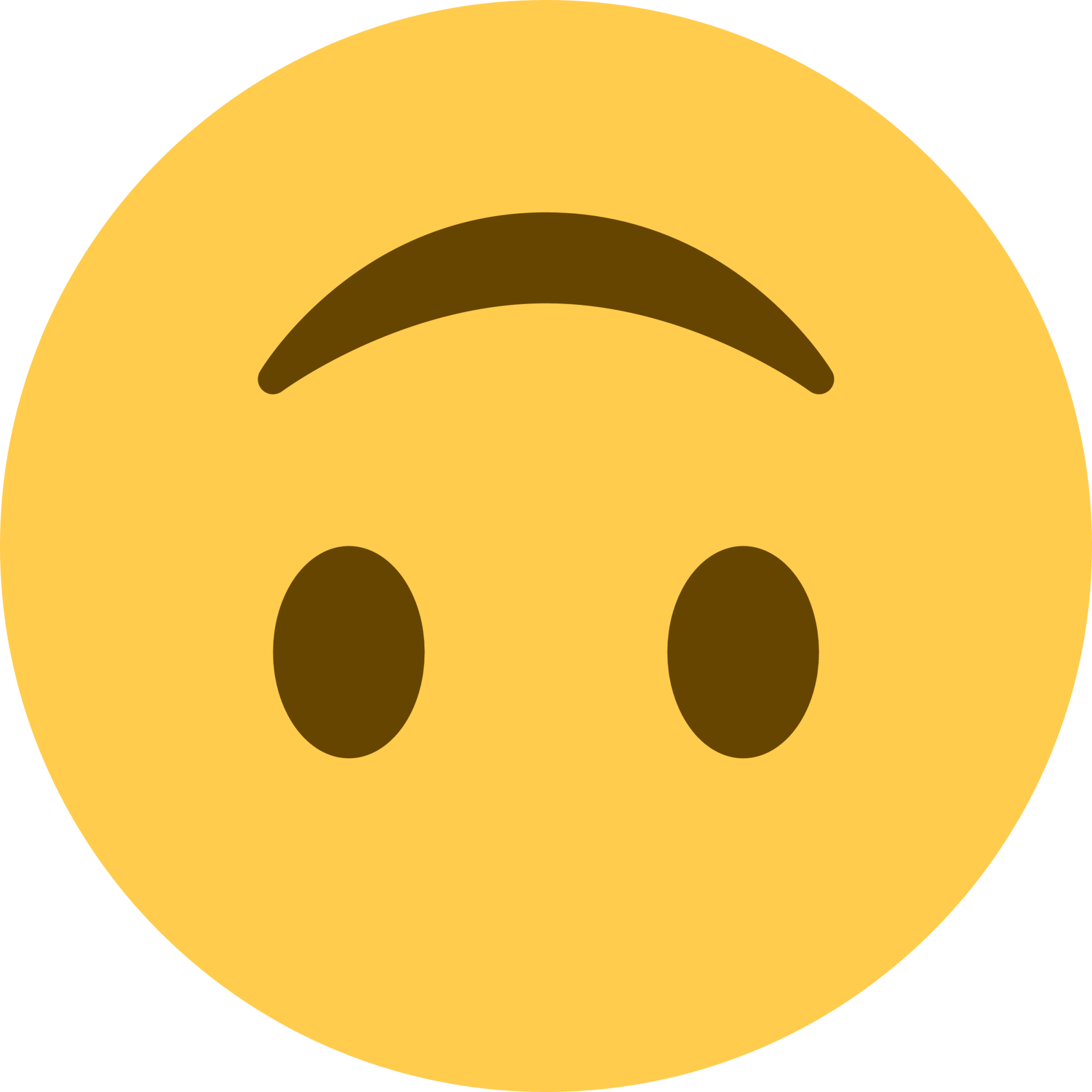 upside-down face emoji