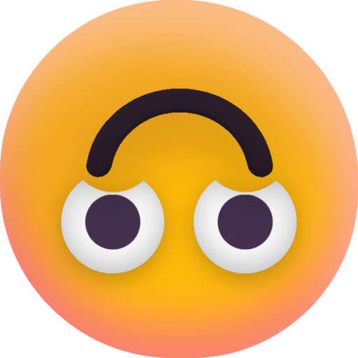 upside down face emoji 512x512