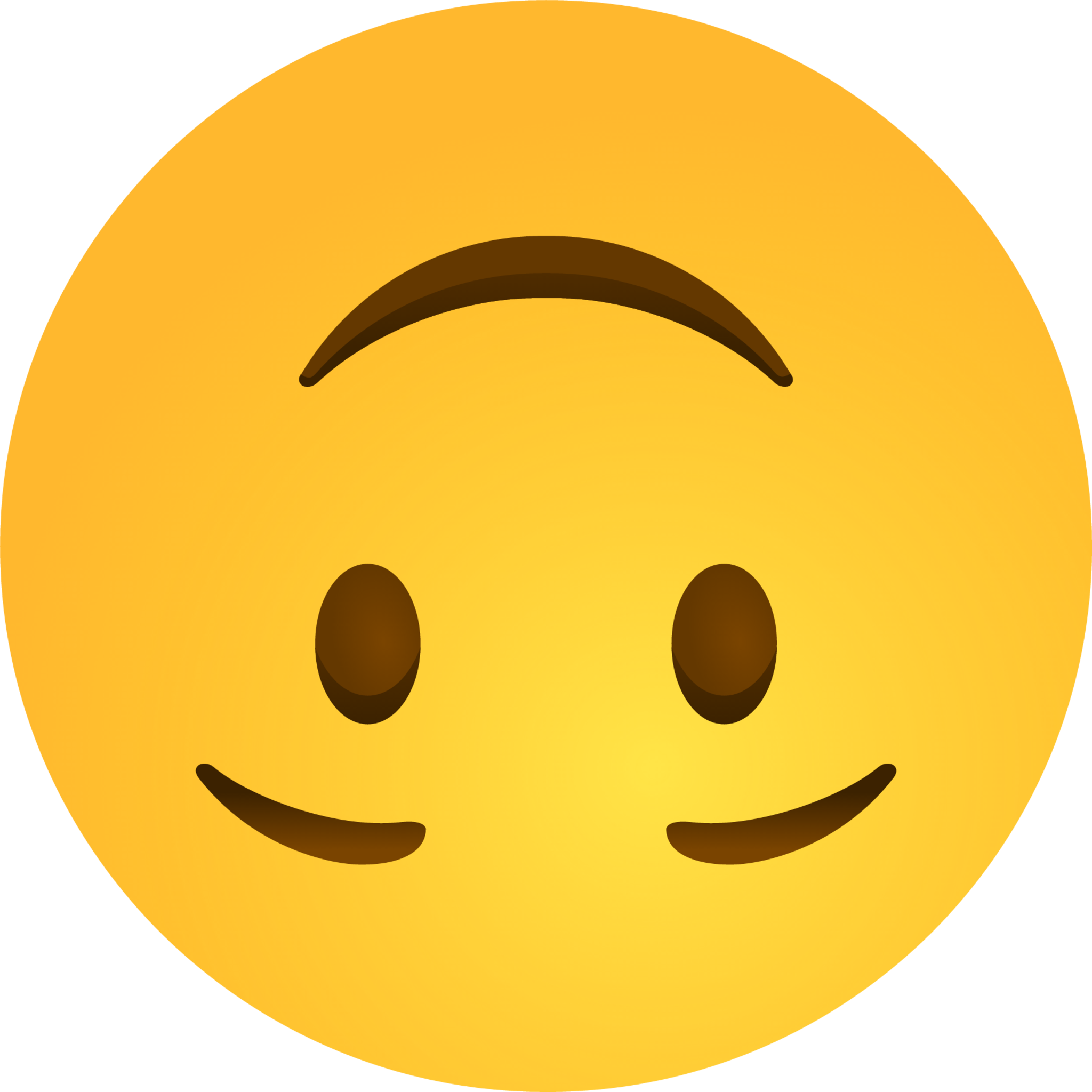 Upside down face emoji emoji