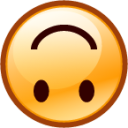 upside down face (smiley) emoji