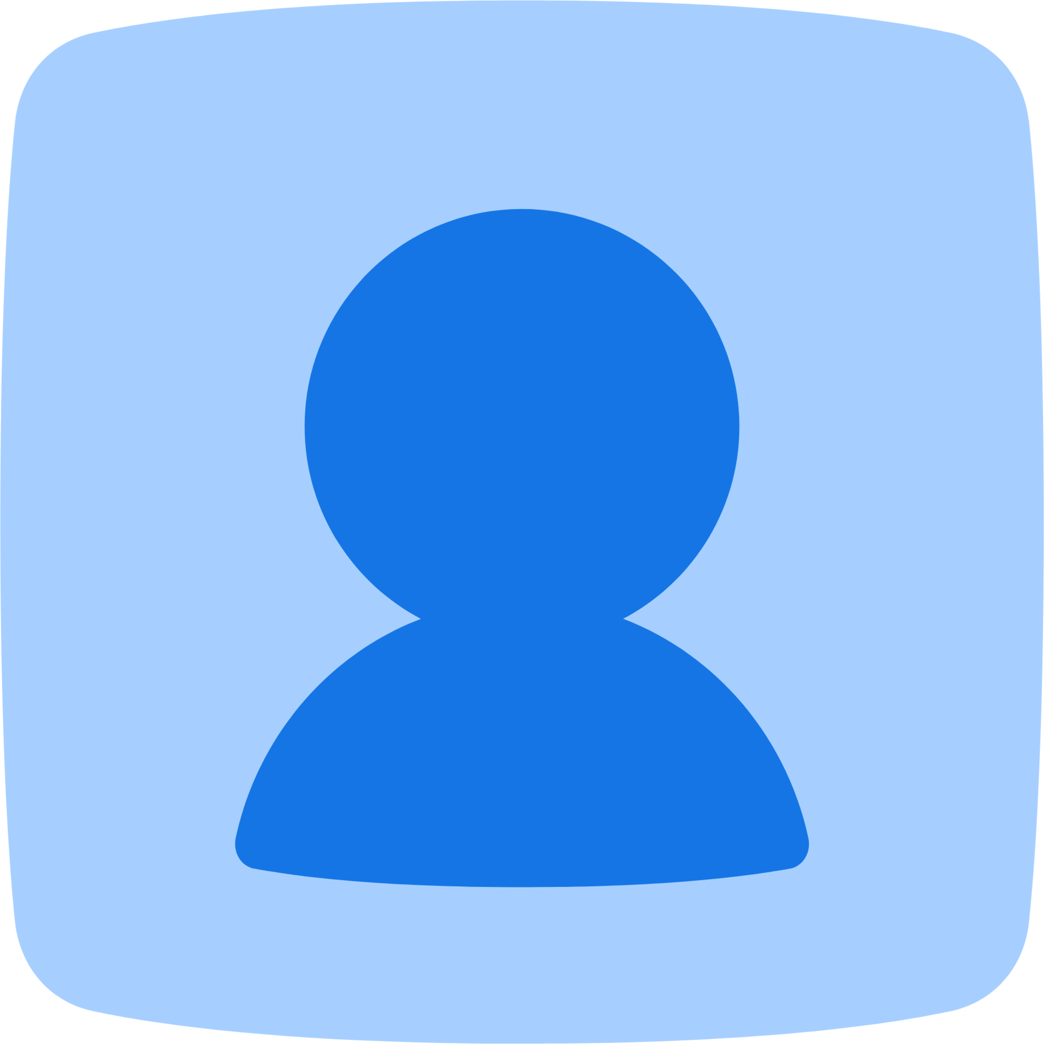 user account square icon