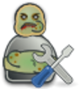 user admin zombie icon