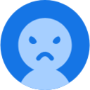 user avatar angry icon