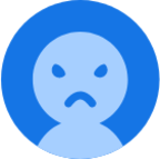 user avatar angry icon