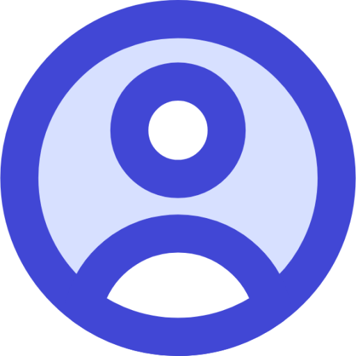 user circle circle geometric human person single user icon