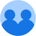 user circle group icon