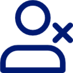 user cross icon