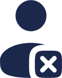 User Cross icon