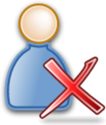 user disabled icon
