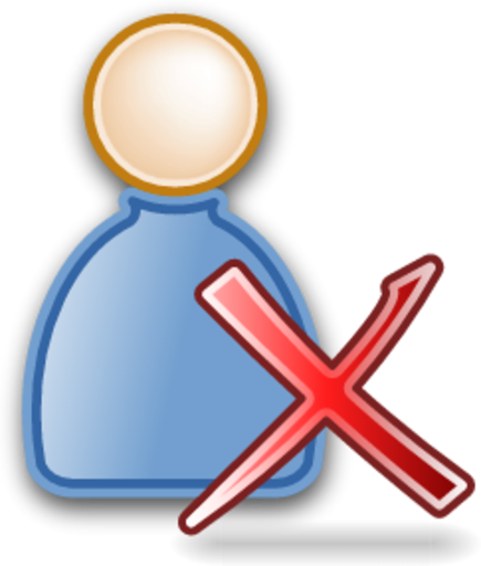 user disabled icon