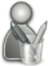 user employee grey icon