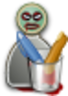 user employee zombie icon