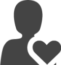user heart icon