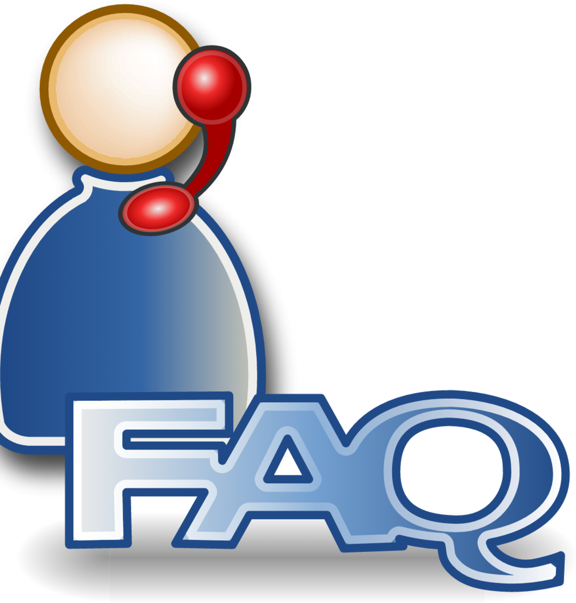 user helpdesk faq icon