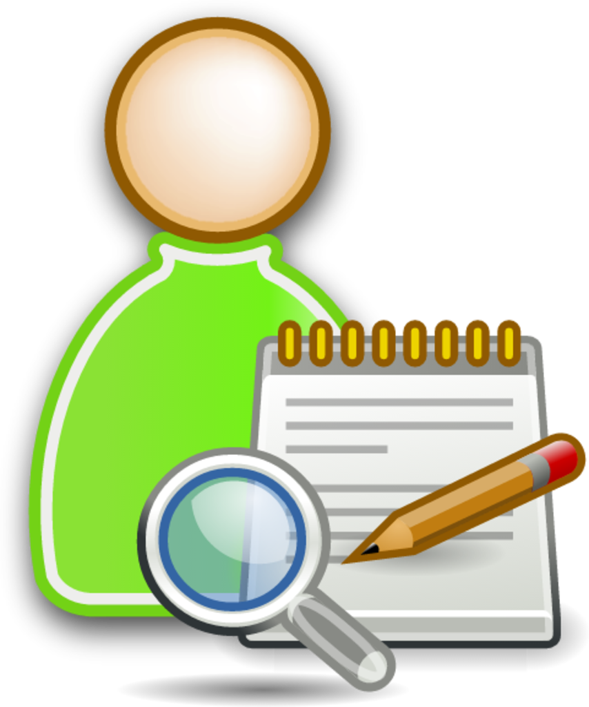user reasearch assistant icon
