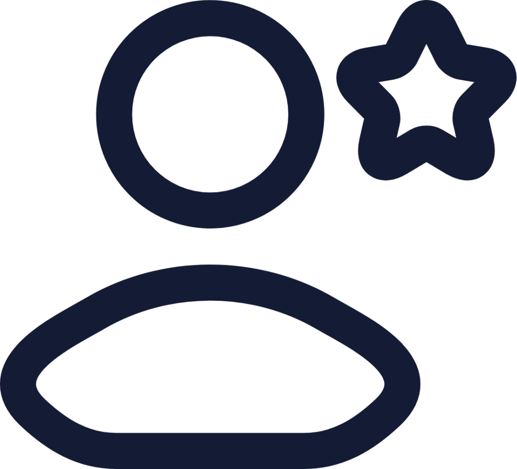 user star icon