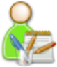 user student assistant icon