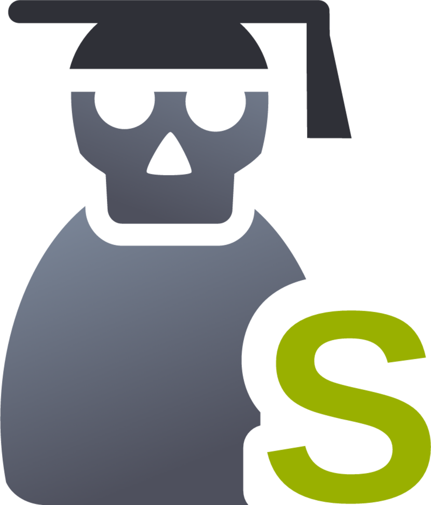 user student zombie icon