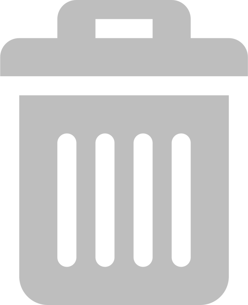 user trash symbolic icon