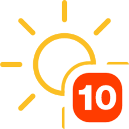 uv index 10 icon