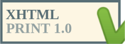 valid xhtmlprint10 v icon