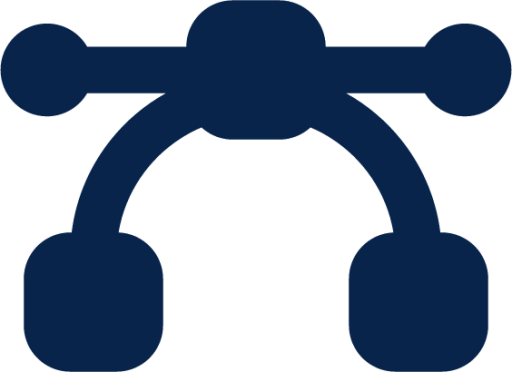 vector bezier fill design icon