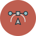 vector direct selection icon
