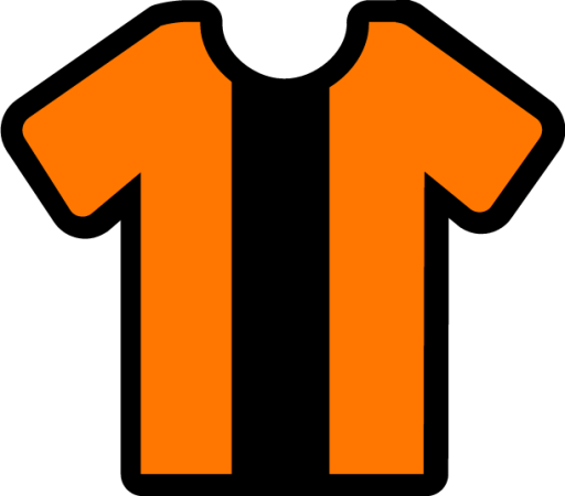 vertical orange black icon